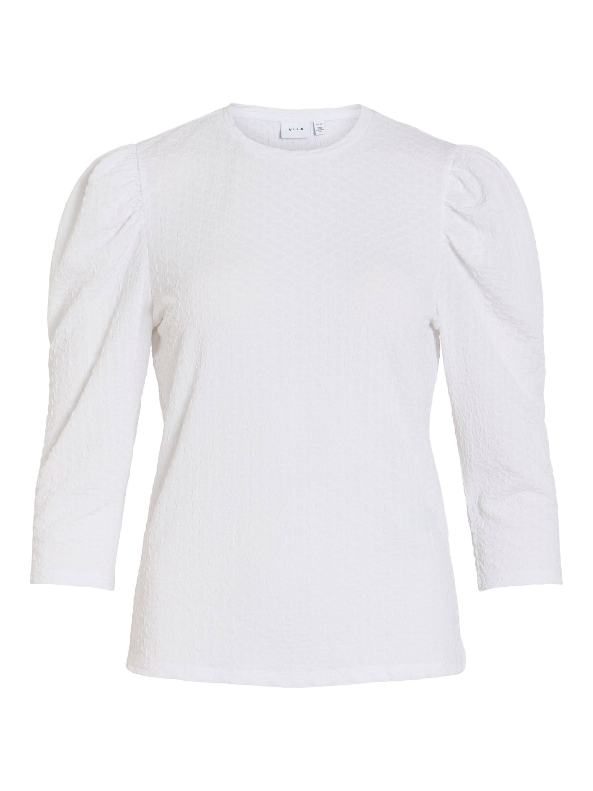 VILA Shirt 'VIAnine' in White: front