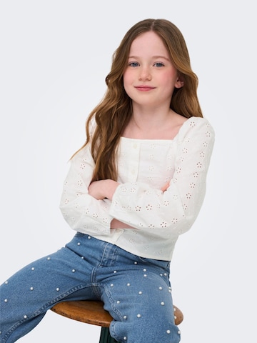 ONLY GIRLS - Blusa 'KOGPilea' en blanco
