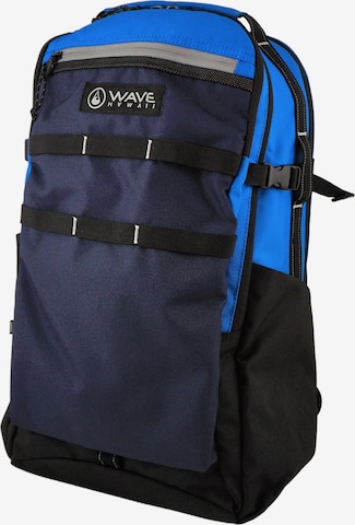 Wave Hawaii Backpack ' Recy 25 ' in Blue: front
