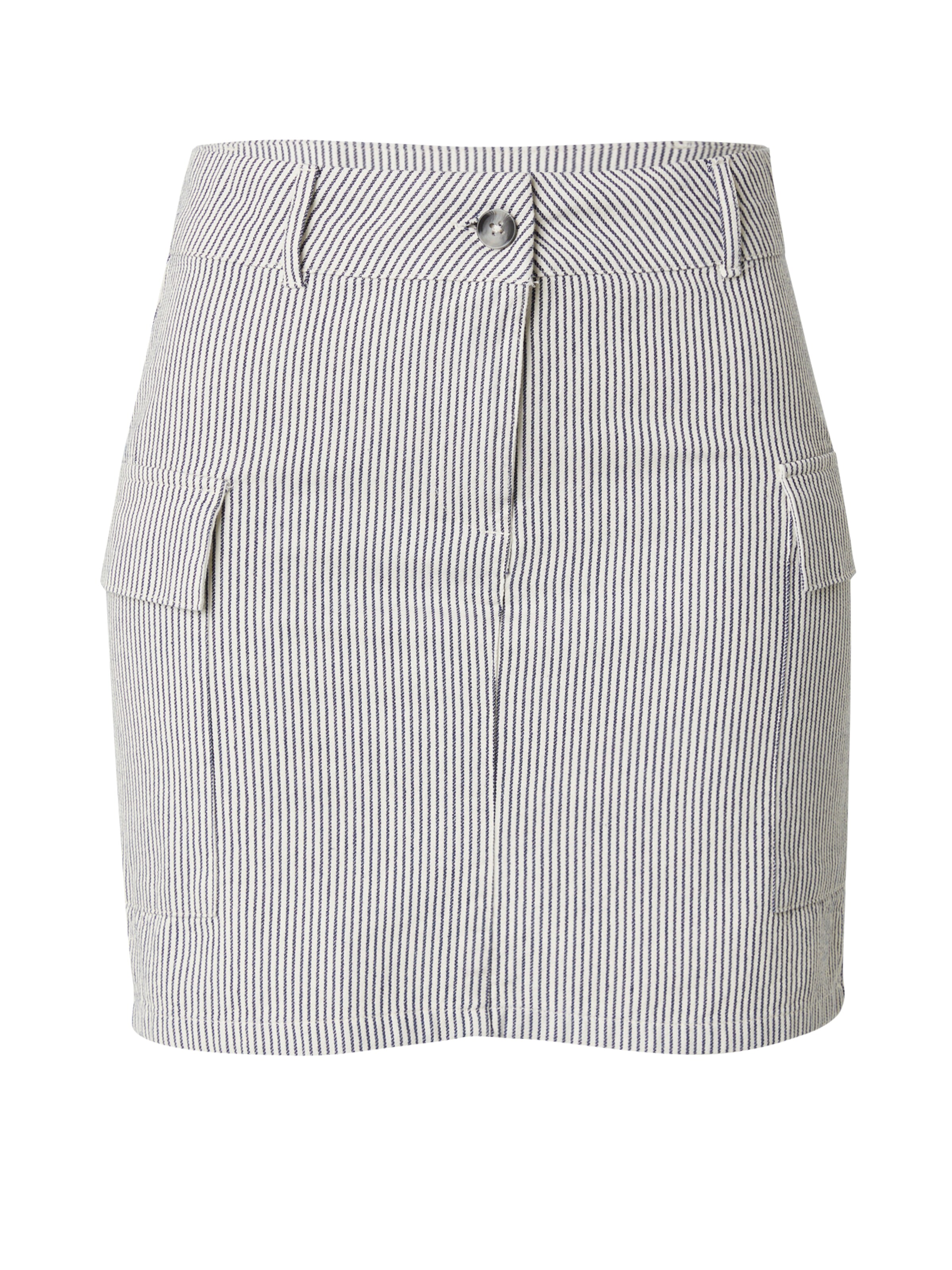 Gina Tricot Skirt in White: front