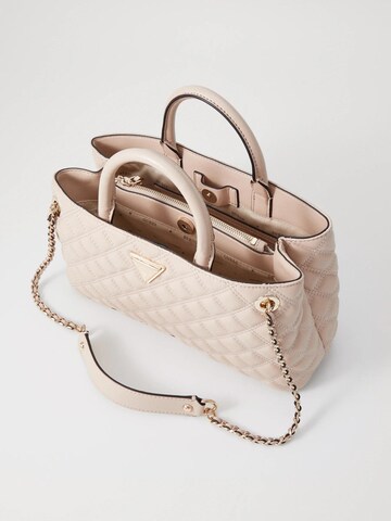GUESS - Bolso de hombro 'Guess Sac Bandoulière Spark Micro Mini Light Beige' en beige