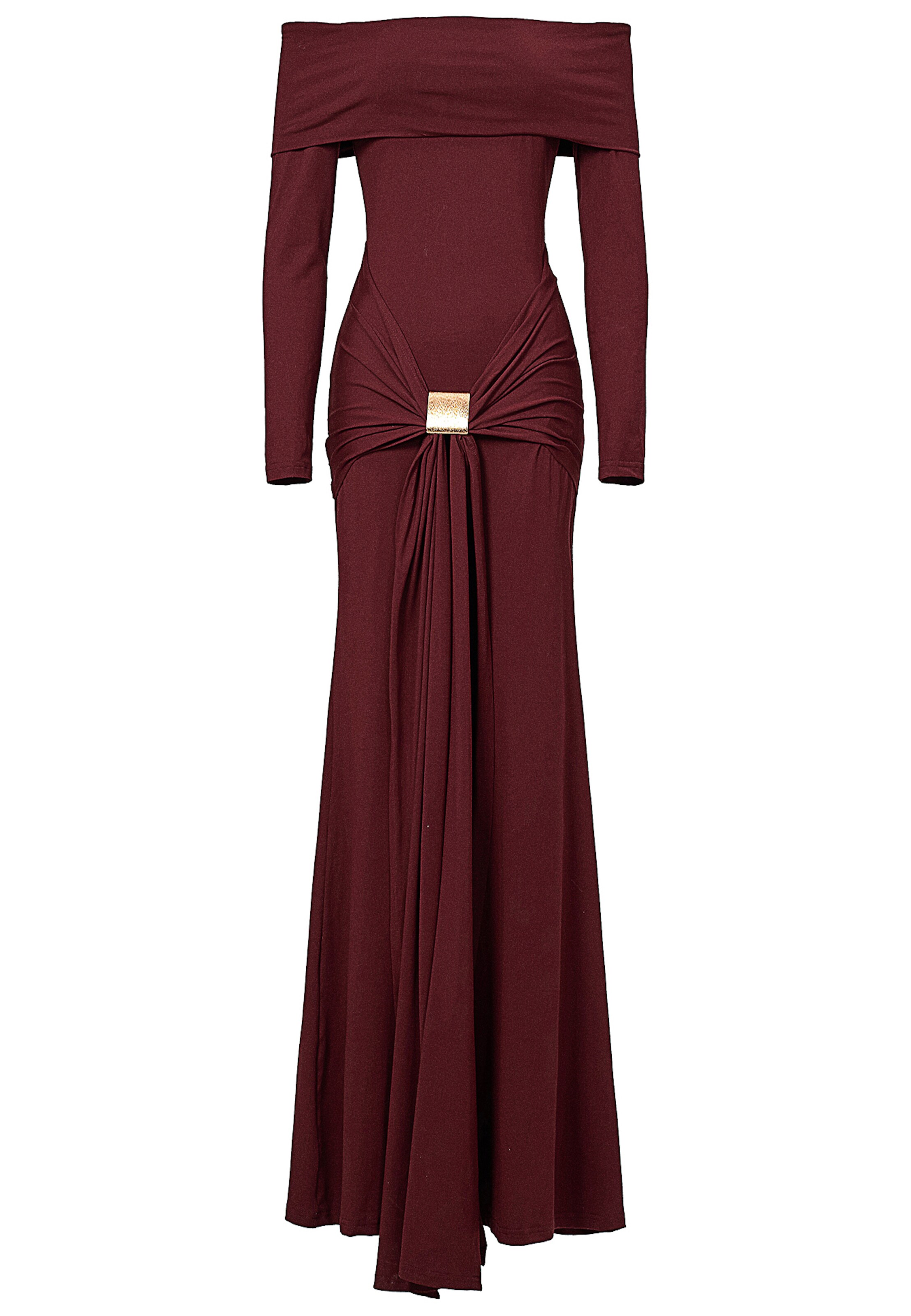 Moda Minx Abendkleid 'Samantha' in Braun: Vorderseite