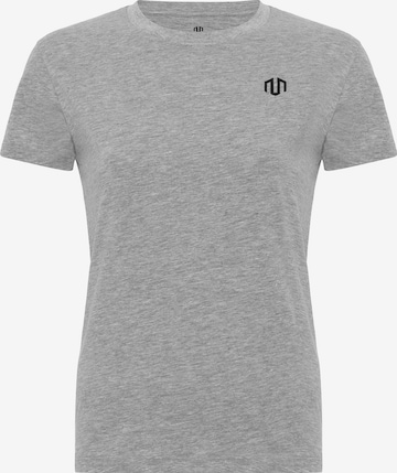MOROTAI T-shirt 'BRAND BASIC' i grå: framsida
