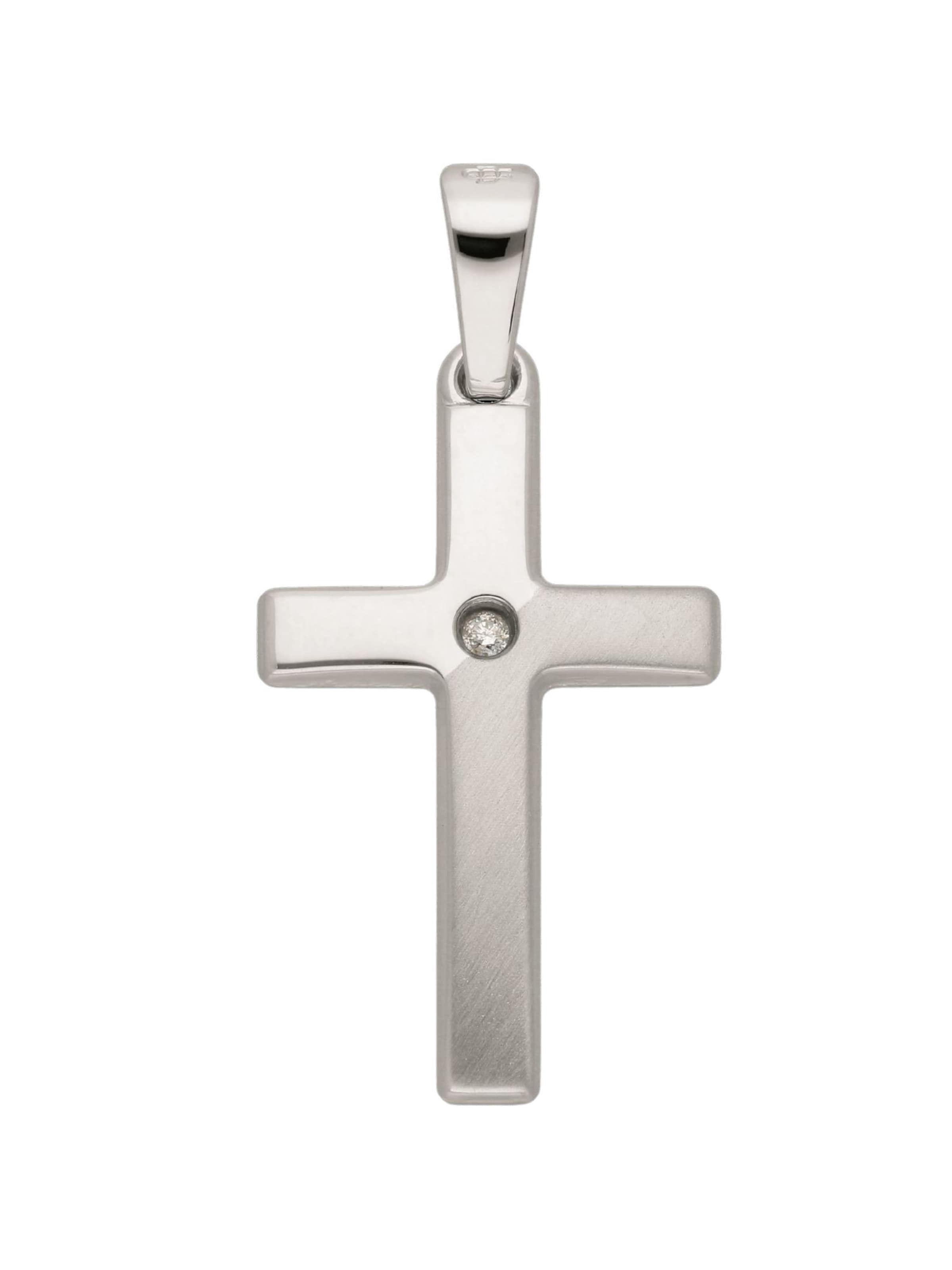 Adelia´s Anhänger 'Kreuz' in Silber: Vorderseite