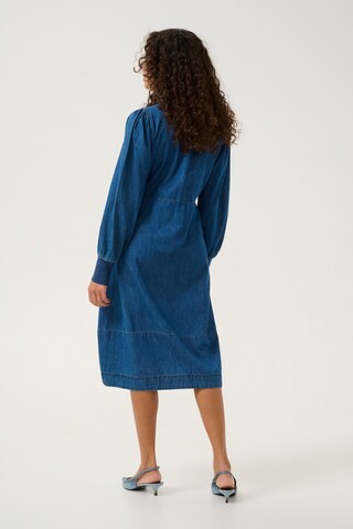 CULTURE Shirt dress in Blue