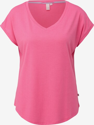 QS Shirt in Roze: voorkant