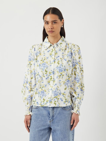 YAS - Blusa 'YASTilera' en blanco: frente