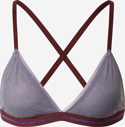 BeckSöndergaard Soutien-gorge 'Sheer Tassie' en bleu fumé / chocolat, Vue avec produit