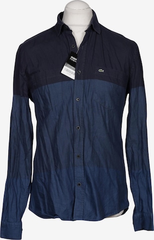 LACOSTE Hemd M in Blau: Vorderseite