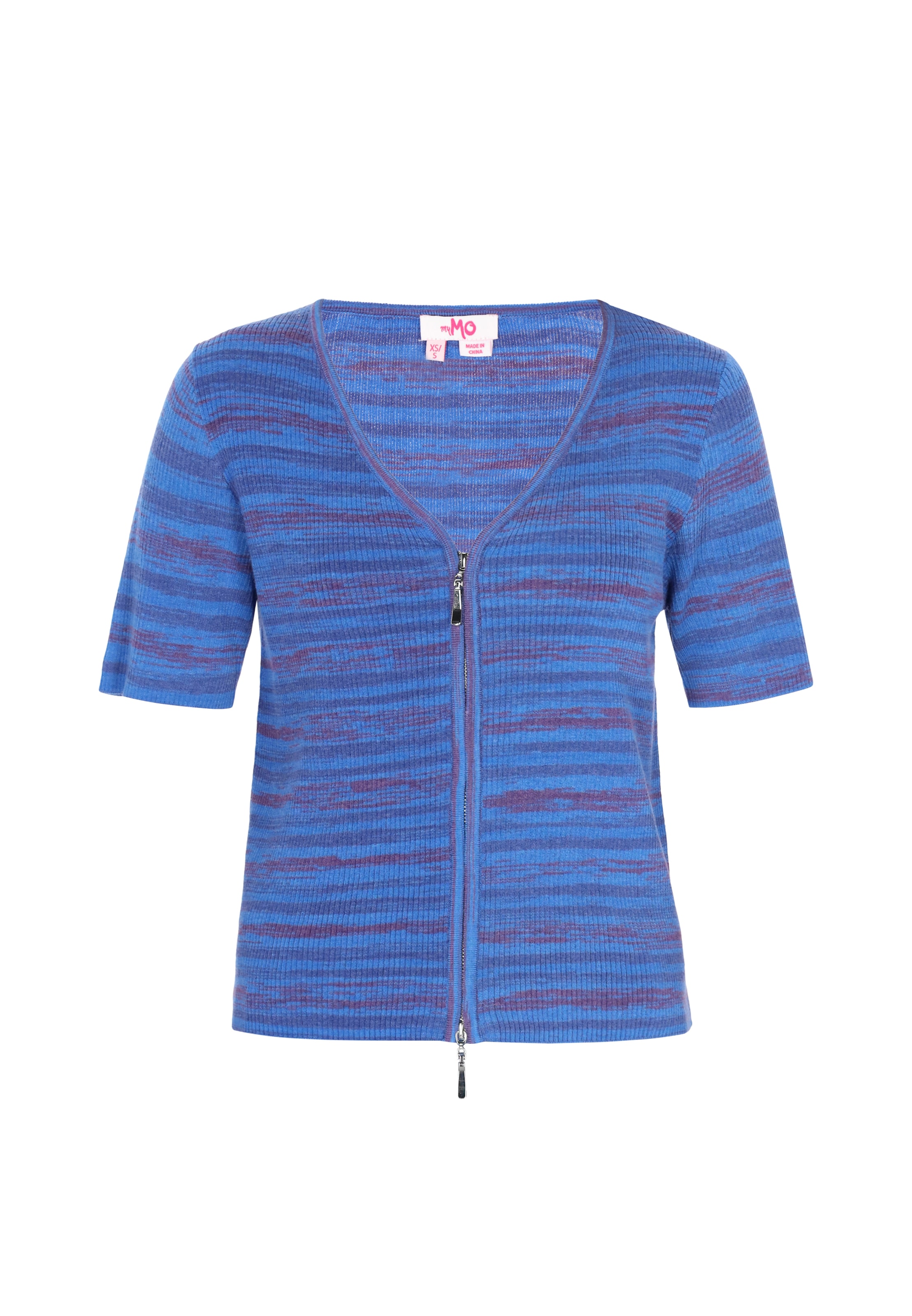 MYMO - Casaco de malha 'Young Fashion' em roxo: frente