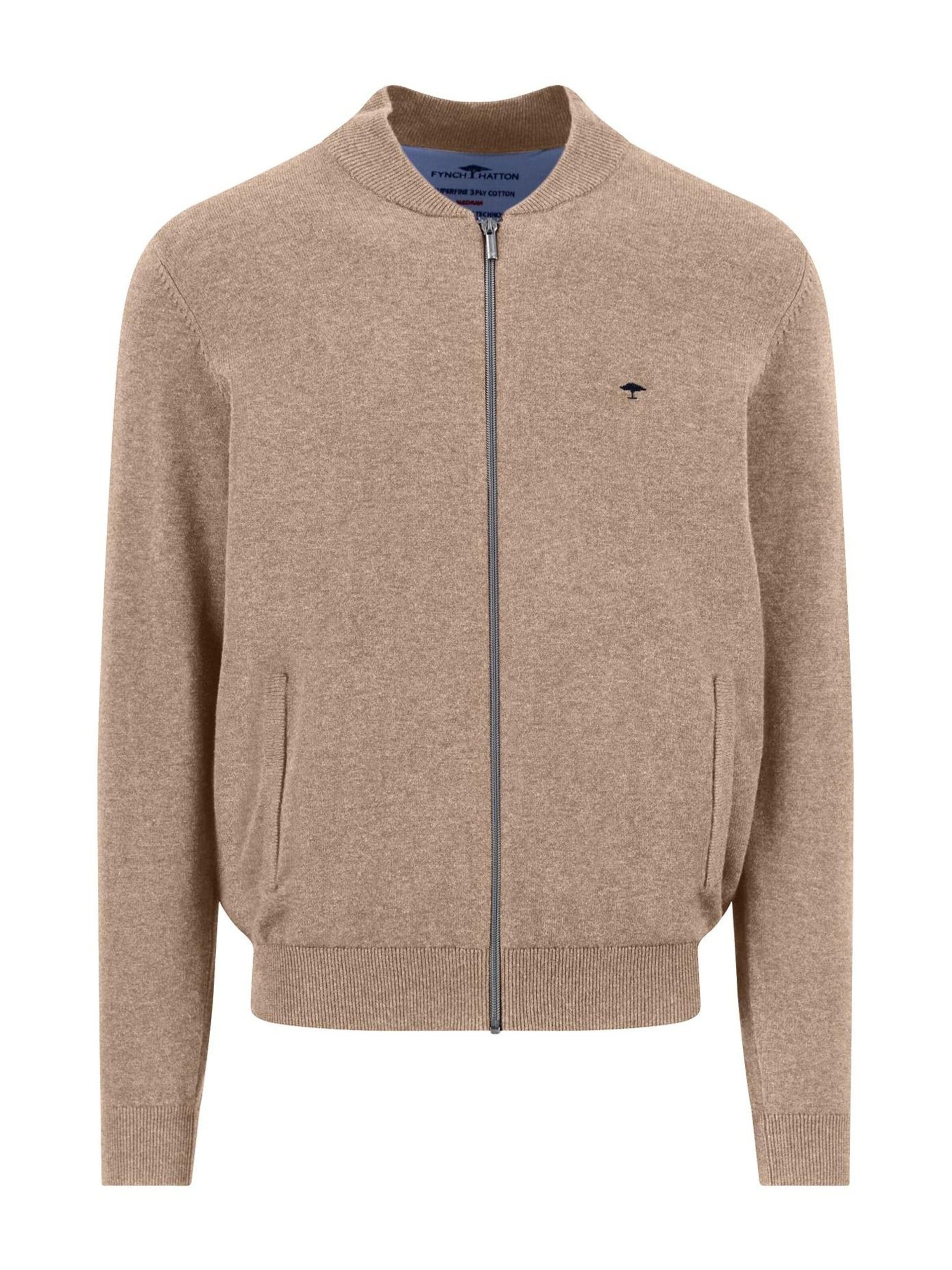 FYNCH-HATTON Strickjacke in Beige: Vorderseite