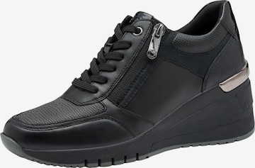 MARCO TOZZI Sneakers laag in Zwart: voorkant
