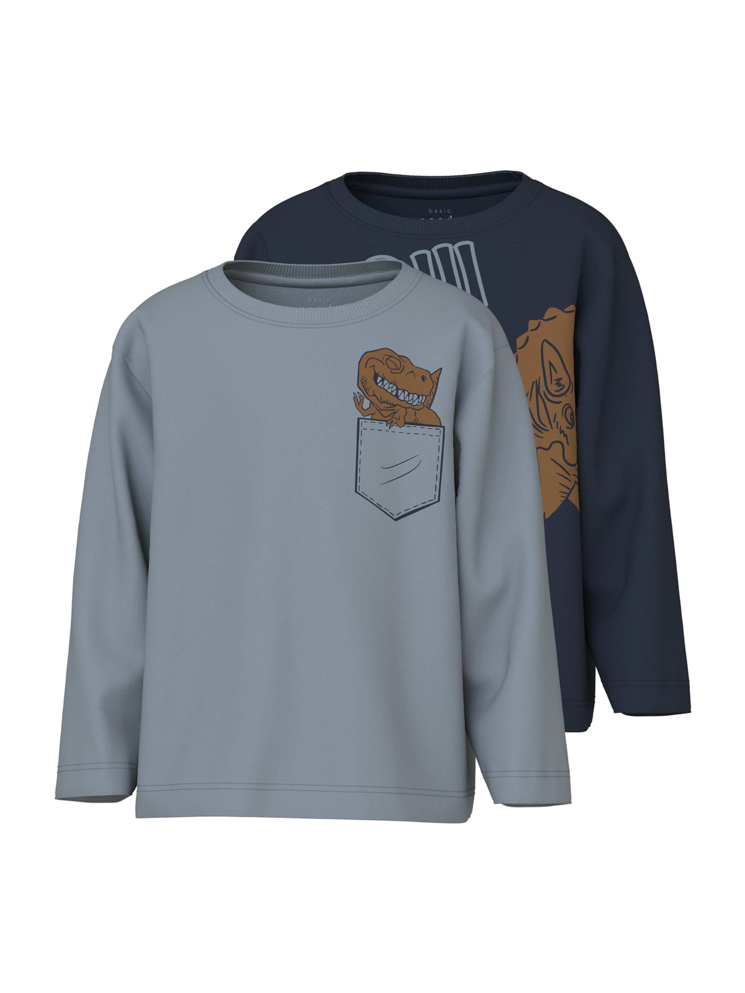 NAME IT Shirt 'NMMVILASSE' in Blauw: voorkant