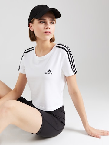 ADIDAS SPORTSWEAR Funkcionalna majica | bela barva: sprednja stran