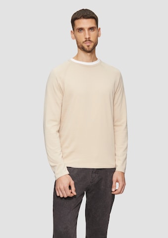 s.Oliver Trui in Beige: voorkant
