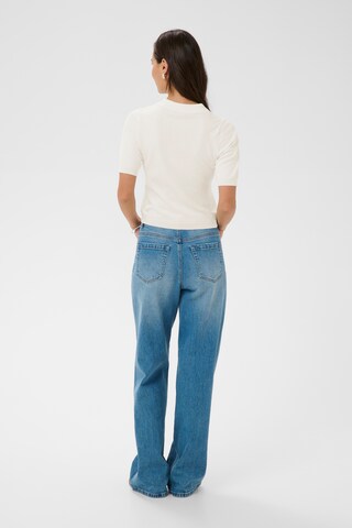 Pull-over 'Lizza' Kaffe en blanc