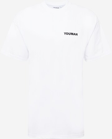 Youman - Camisa 'Flemming' em branco: frente