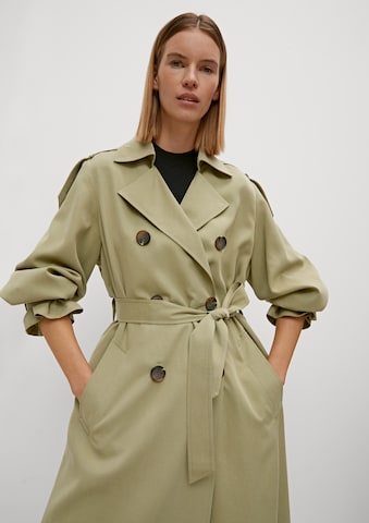 Manteau mi-saison COMMA en vert : devant