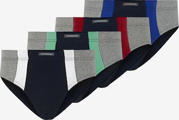 Jan Vanderstorm 4er Pack Sportslip ' Finnbarr ' in Blau: Vorderseite