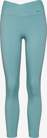 NIKE Workout Pants 'One' in Blue: front