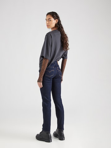 LEVI'S ® Slimfit Jeans '712 Slim Welt Pocket' i blå