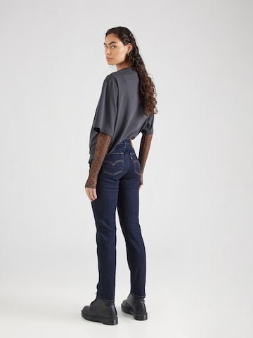 LEVI'S ® Slimfit Farmer '712 Slim Welt Pocket' - kék