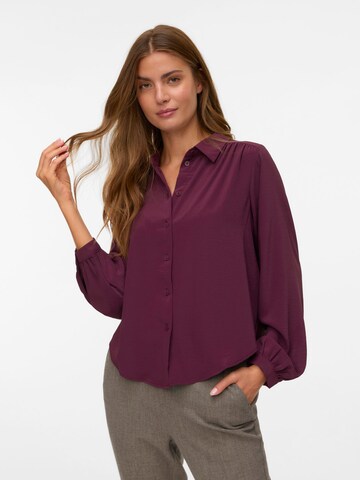 VERO MODA Blouse 'ANI' in Rood: voorkant