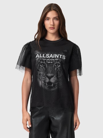 AllSaints Shirt 'ROAR TOMMI' in Black: front
