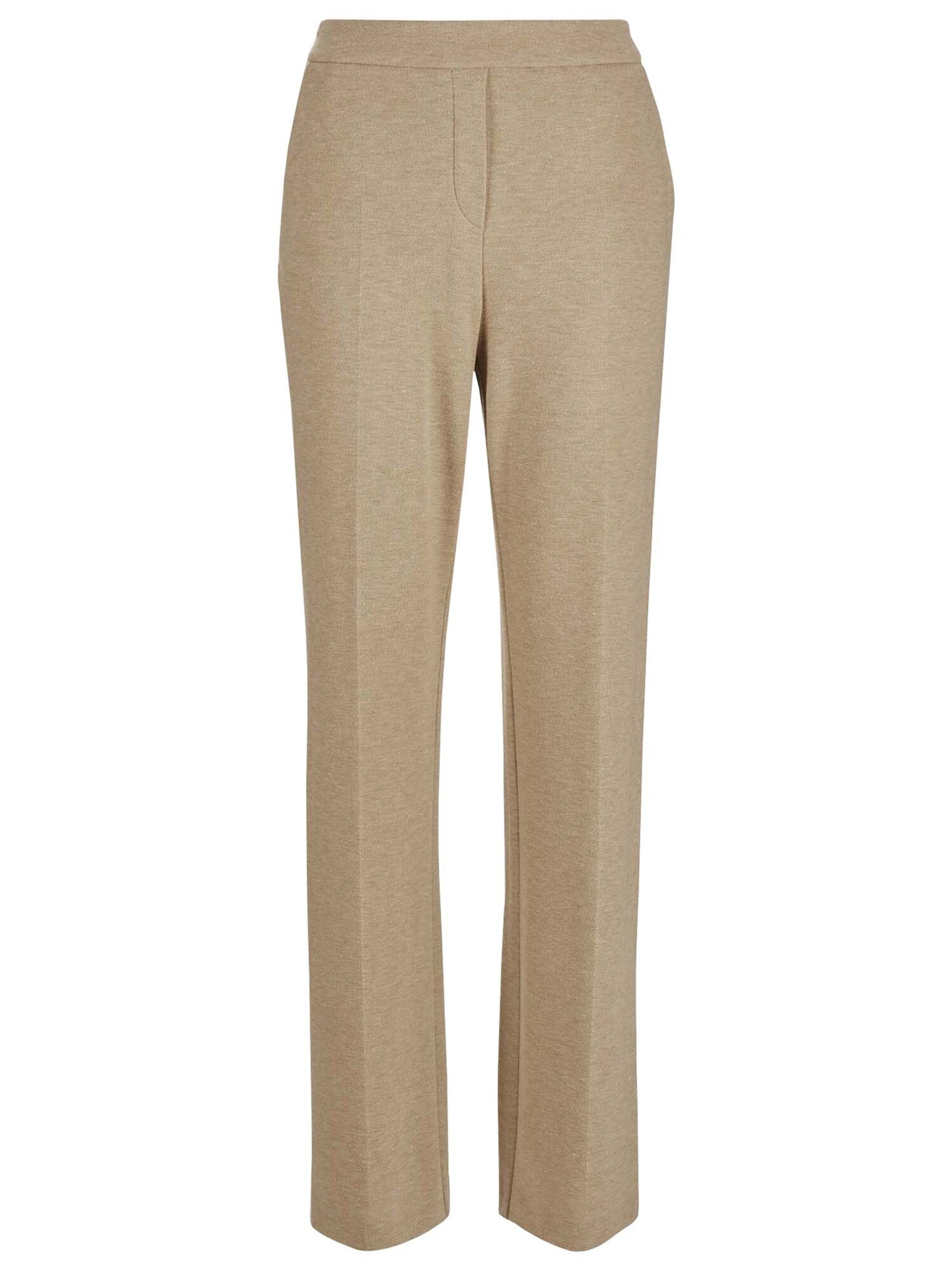 Loosefit Pantalon à plis MADELEINE en beige : devant