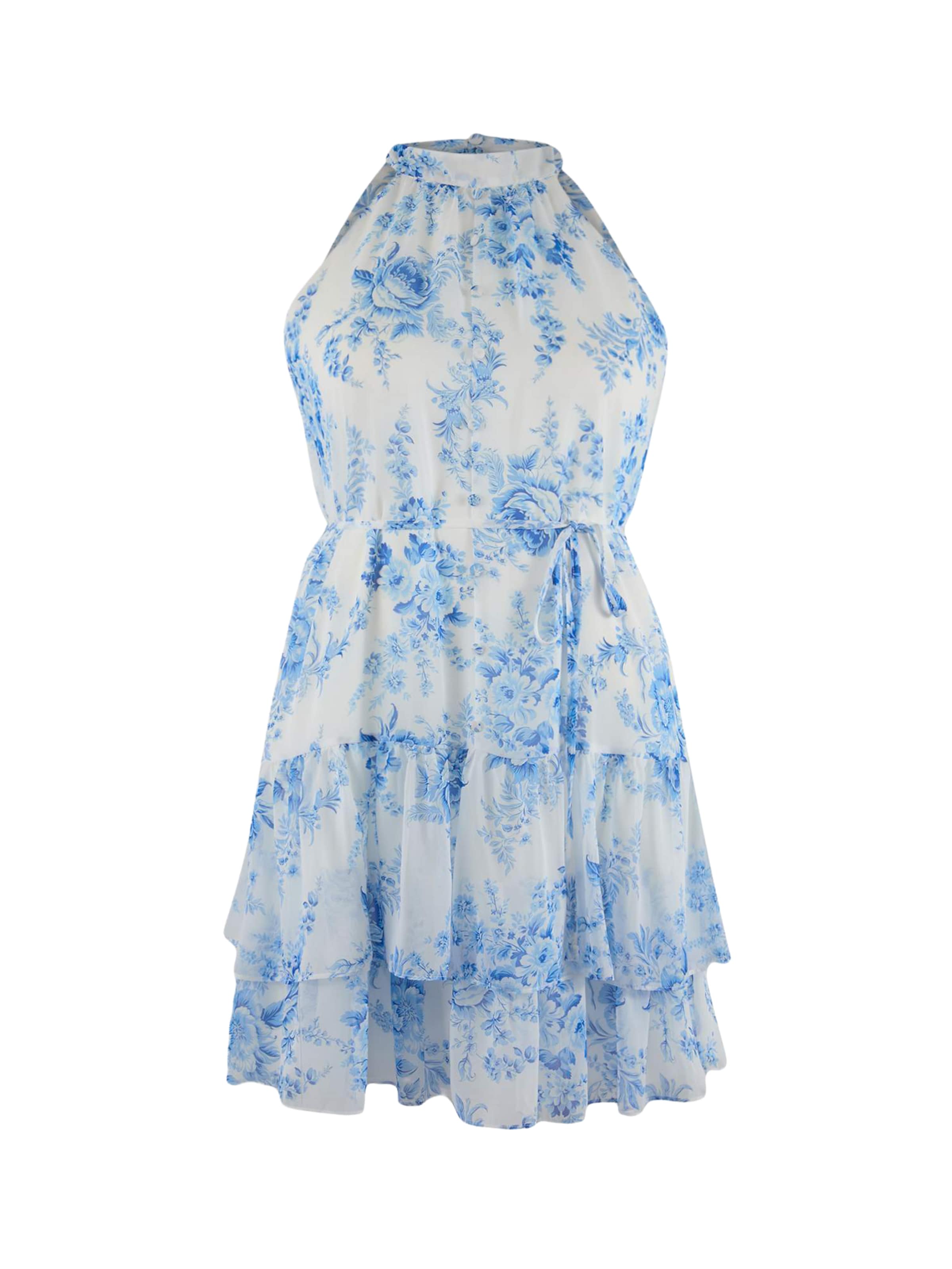 Trendyol Curve - Vestido en blanco: frente