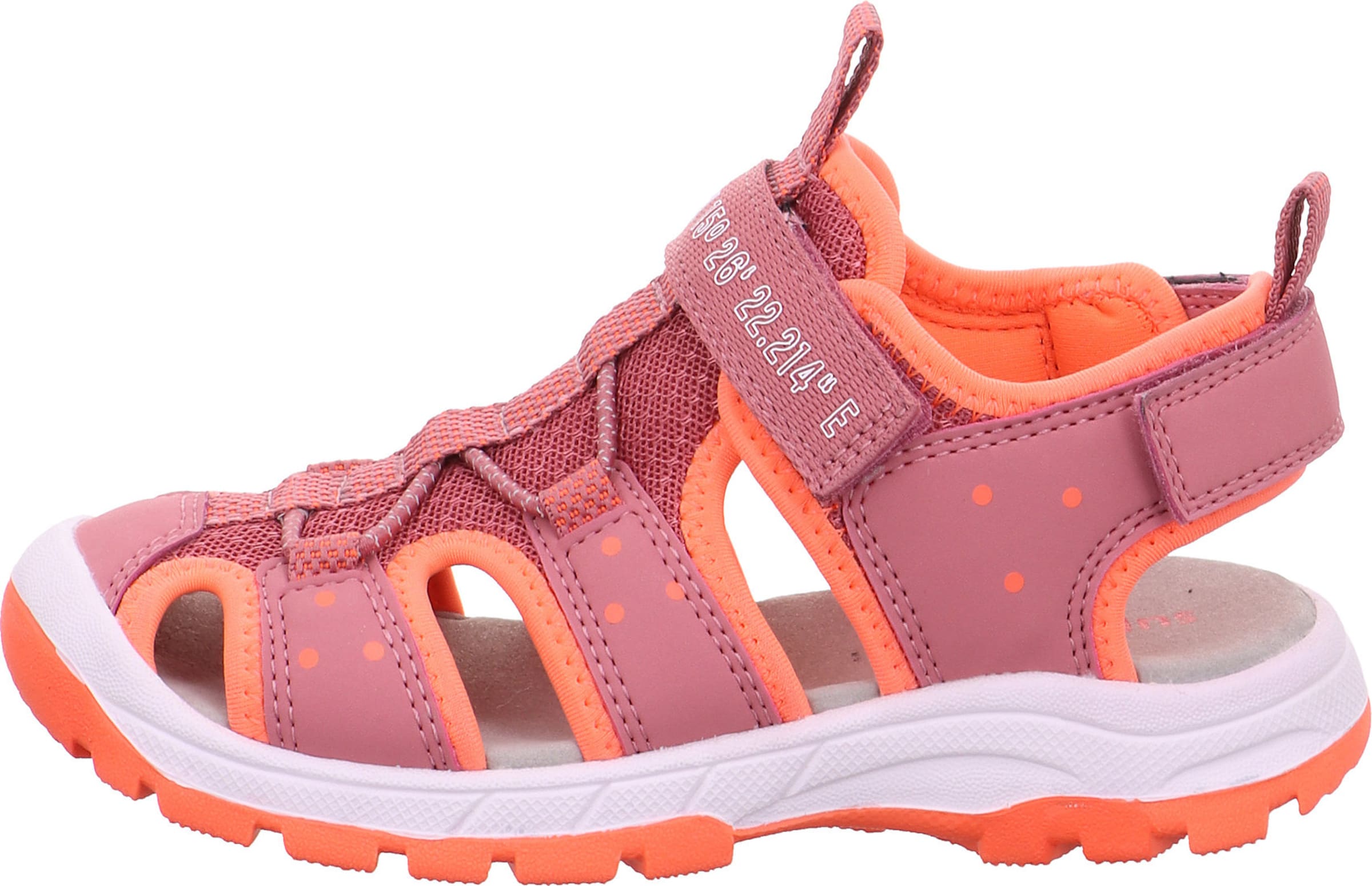 SUPERFIT Sandals 'Tornado' in Pink: front