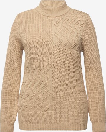 LAURASØN Pullover in Beige: predná strana