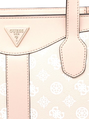 GUESS Håndtaske 'Guess Cabas Silvana 2-Comp Sand Logo' i pink
