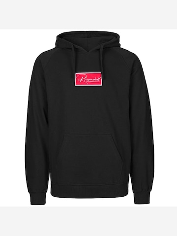 Rheinrebell Sweatshirt 'Hoodie Black'‌‌‌‌‌‌‌‌‌ in Schwarz: Vorderseite