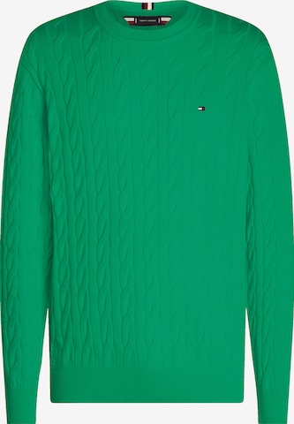 TOMMY HILFIGER Sweater 'Classics' in Green: front