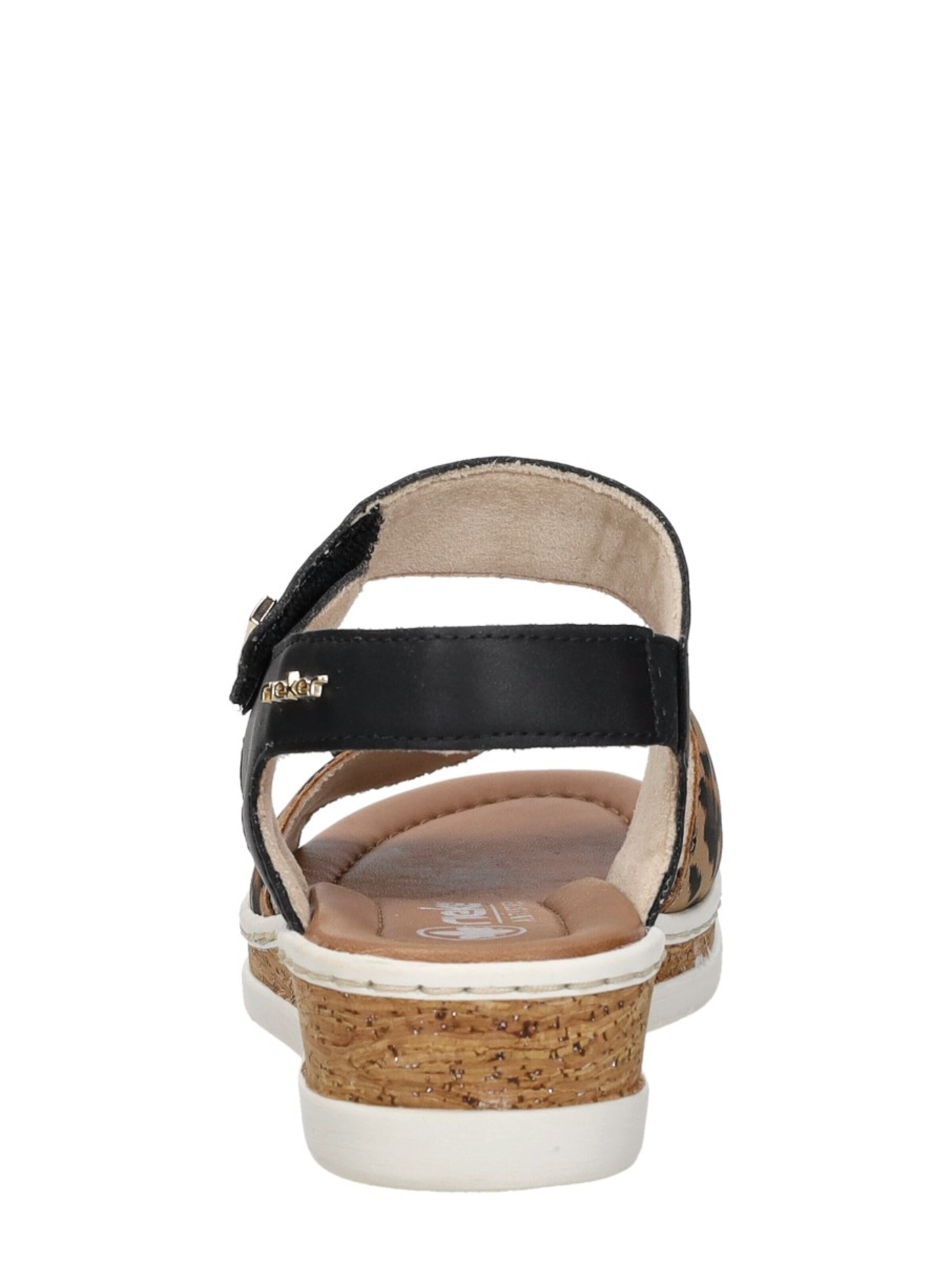 Rieker Sandal 'Sandalen Plat' in Black