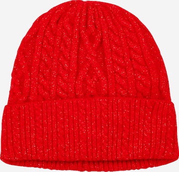 EDITED Beanie 'Theda' in Red: front