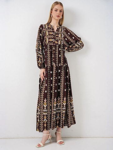 Bigdart Maxi Kleid in Braun: Vorderseite