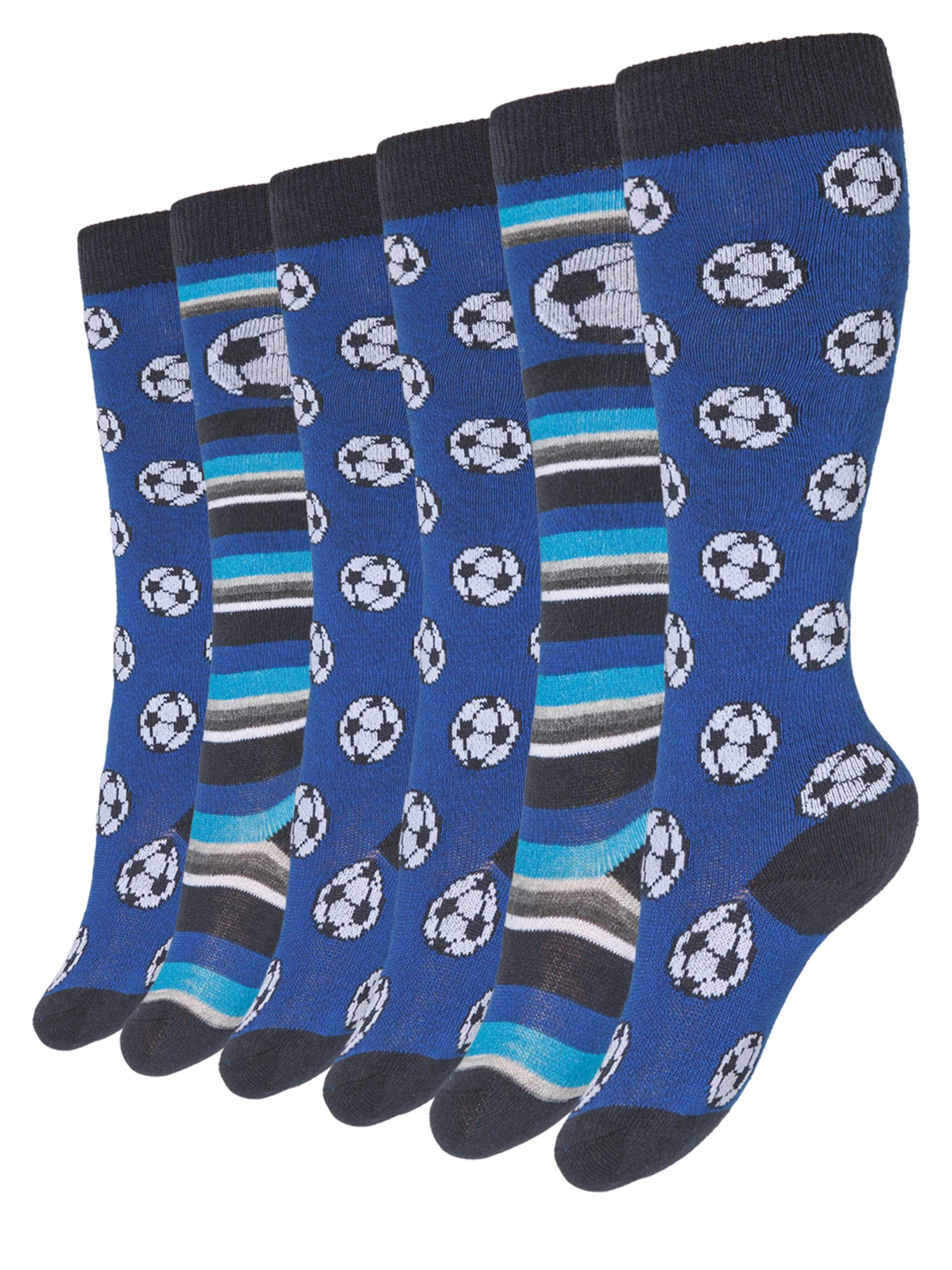 Calzino di Cotton Prime in blu: frontale