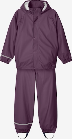 NAME IT Athletic Suit in Purple: front