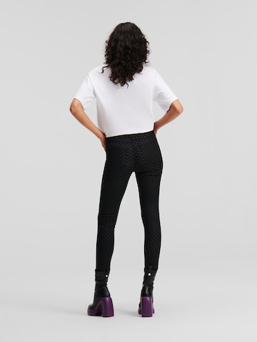 Karl Lagerfeld Skinny Jeansy w kolorze czarny