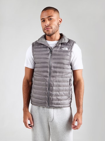 THE NORTH FACE - Colete desportivos 'Huila' em cinzento: frente