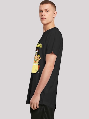 T-Shirt 'The Flintstones' F4NT4STIC en noir