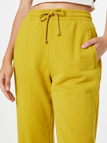 Effilé Pantalon 'ONCE' DRYKORN en jaune