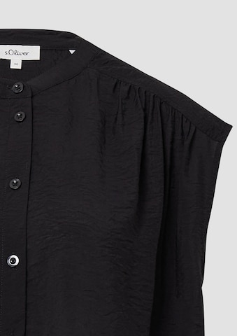 s.Oliver Bluse in Schwarz