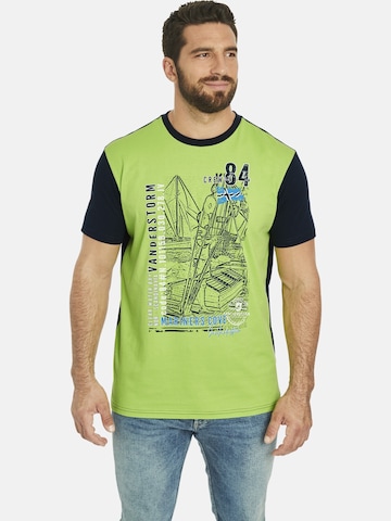 T-Shirt ' Kasperi ' Jan Vanderstorm en vert : devant