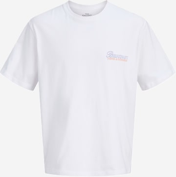 balts JACK & JONES T-Krekls 'JORSKETCH': no priekšpuses