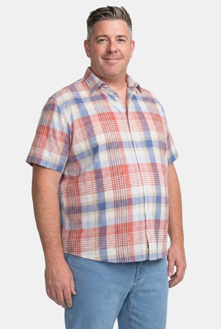 Boston Park Regular Fit Hemd in Blau: Vorderseite