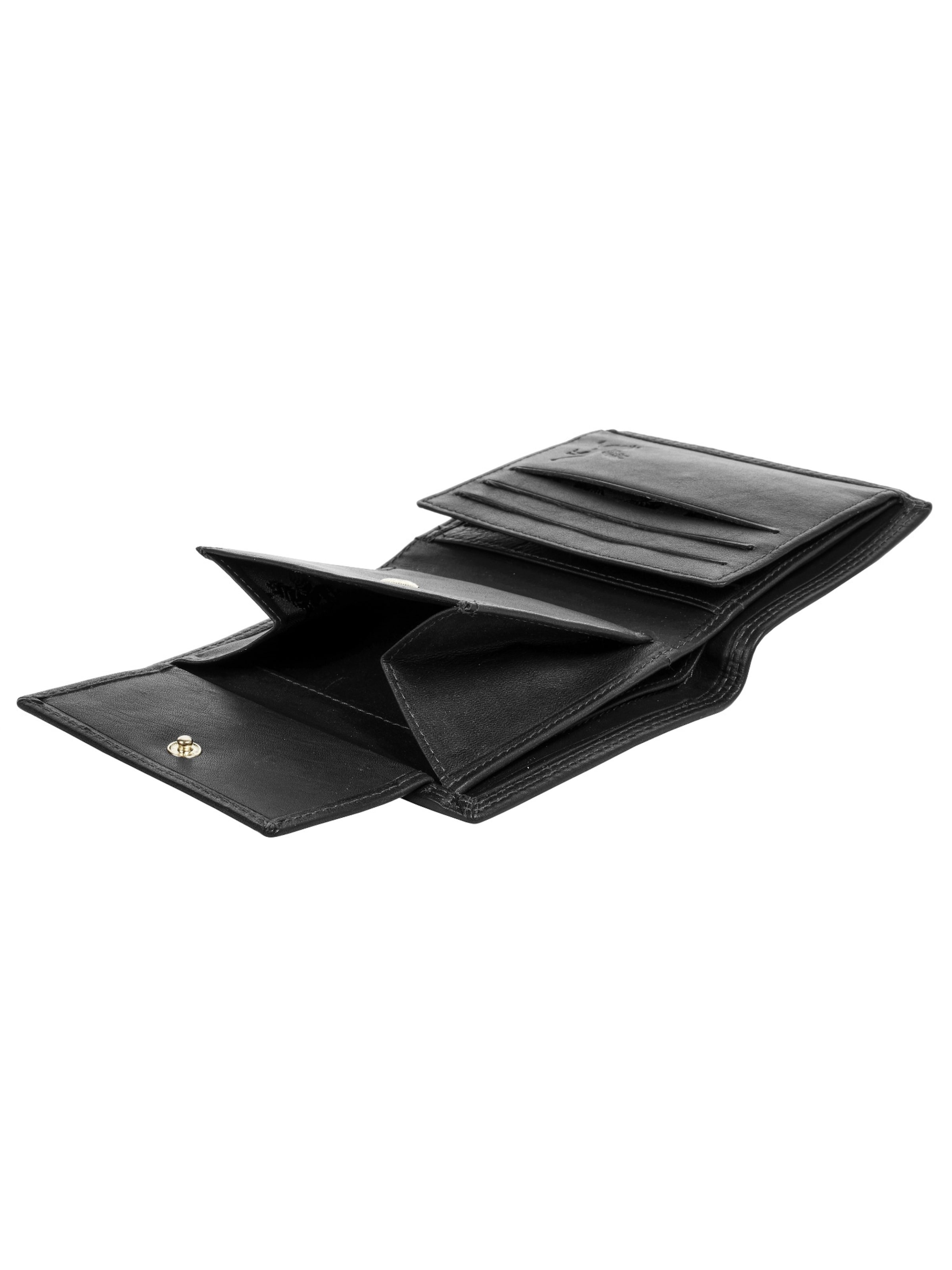 mano Portemonnaie 'SUTURA'‌‌ in Schwarz