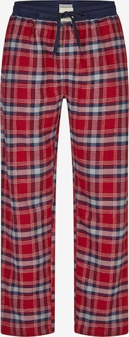 Phil & Co. Berlin Pyjamahose 'Flanell' in Rot: Vorderseite